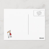 Carte Postale Baguette femelle (Dos)