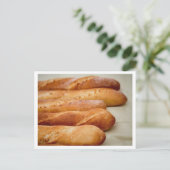 Carte Postale Baguette française (Debout devant)