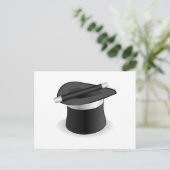 Carte Postale Baguette magicien et Casquette (Debout devant)