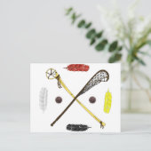 Carte Postale Baguettes de crosse traditionnelles (Debout devant)