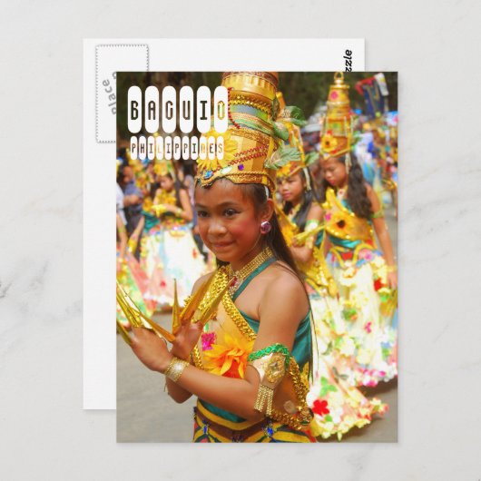 Carte Postale Baguio aux Philippines (Devant / Derrière)