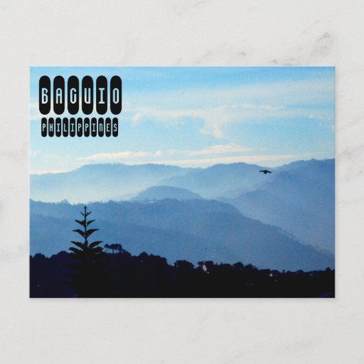 Carte Postale Baguio aux Philippines (Devant)