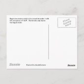 Carte postale Bagworm (Dos)