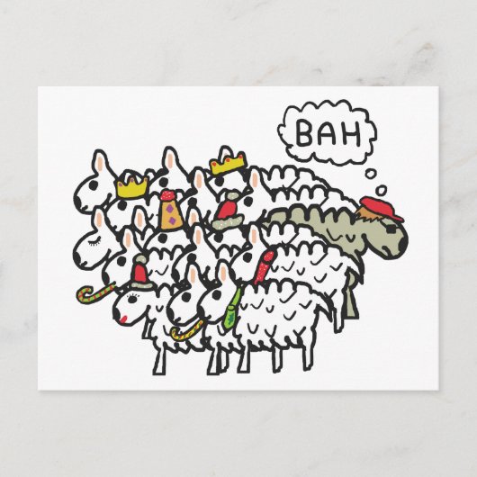 Carte Postale Bah Humbug (Devant)