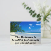 Carte postale Bahamas (Debout devant)