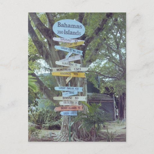 Carte Postale Bahamas (Devant)