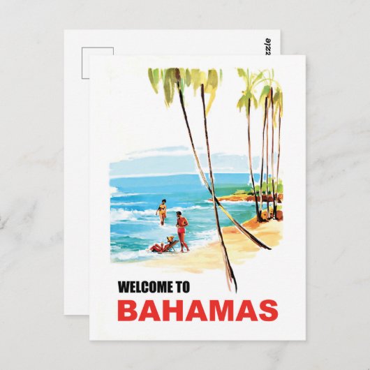 Carte Postale Bahamas (Devant / Derrière)