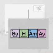 Carte Postale Bahamas en éléments (Devant / Derrière)