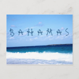 Carte Postale Bahamas et Océan