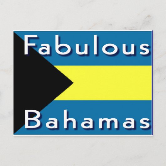 Carte Postale Bahamas fabuleux (Devant)