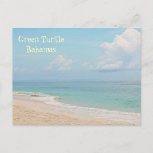 CARTE POSTALE BAHAMAS/GREEN TURTLE CAY" PLAGE DÉSERTÉE