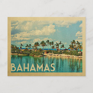 Carte Postale Bahamas Postcard Vintage Travel