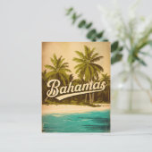 Carte Postale Bahamas Vintage (Debout devant)
