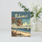 Carte Postale Bahamas Vintage (Debout devant)
