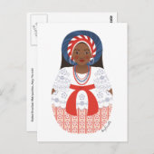 Carte postale Bahia Brazil Matryoshka (Devant / Derrière)