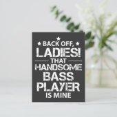 Carte Postale Baid Girlfriend Cadeaux Lecteur basse Femme Fille (Debout devant)