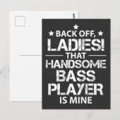 Carte Postale Baid Girlfriend Cadeaux Lecteur basse Femme Fille (Devant / Derrière)