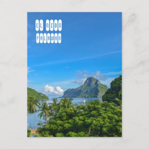 Carte Postale Baie Bacuit à El Nido Palawan