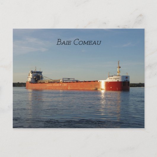 Carte postale Baie Comeau (Devant)