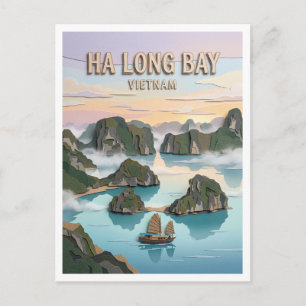 Carte Postale Baie d'Along Viêt Nam