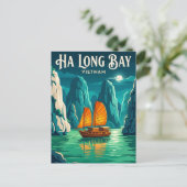 Carte Postale Baie d'Along Viêt Nam (Debout devant)