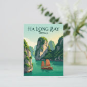 Carte Postale Baie d'Along Viêt Nam (Debout devant)
