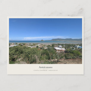 Carte Postale Baie d'Antsiranana et collines côtières