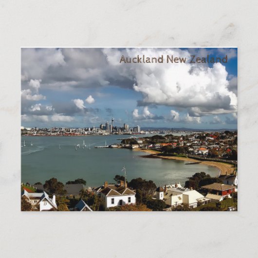Carte Postale Baie d'Auckland (Devant)