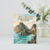 Carte Postale Baie de Bacuit El Nido Philippines (Debout devant)