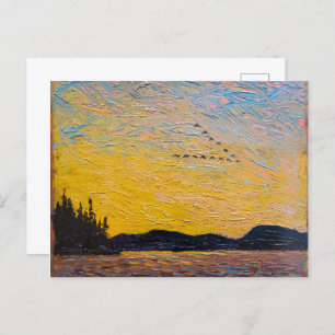 Carte Postale Baie de boue du lac Round Tom Thomson