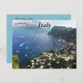 Carte Postale Baie de Capri Italie (Devant / Derrière)