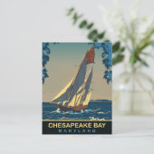 Carte Postale Baie de Chesapeake, Maryland, Voyage (Debout devant)