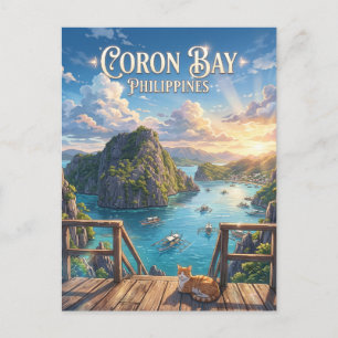 Carte Postale Baie de Coron Philippines