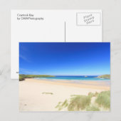 Carte Postale Baie de Crantock (Devant / Derrière)