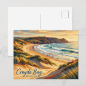 Carte Postale Baie de Croyde Royaume-Uni (Devant / Derrière)