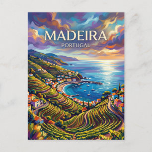 Carte Postale Baie de Funchal Portugal