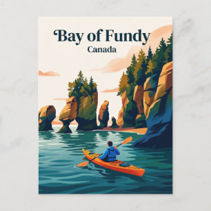 Carte Postale Baie de Fundy, Canada