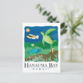 Carte Postale Baie de Hanauma Oahu Hawaii (Debout devant)
