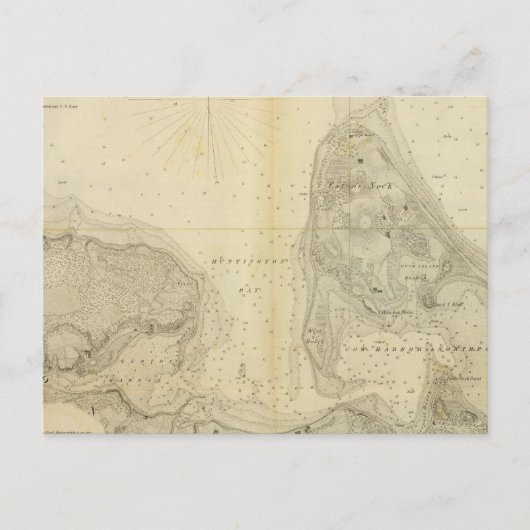 Carte Postale Baie de Huntington (Devant)