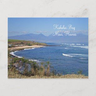 Carte Postale Baie de Kahului, Maui, Hawaï