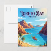 Carte Postale Baie de Loreto Mexique (Devant / Derrière)