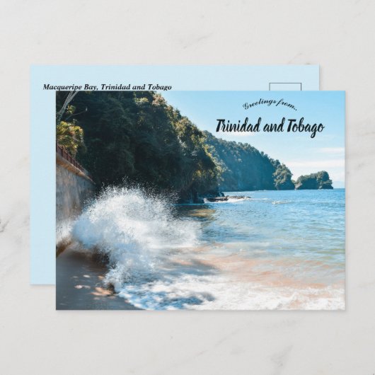 Carte Postale Baie de Macqueripe Trinité-et-Tobago (Devant / Derrière)