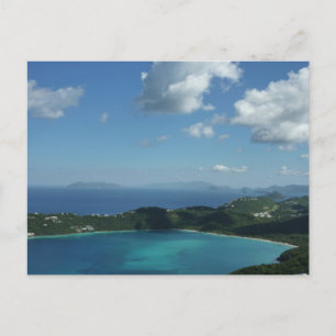Carte Postale Baie de Magens, scene de l'île St Thomas Beautiful
