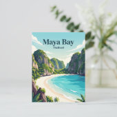 Carte Postale Baie de Maya Thaïlande (Debout devant)