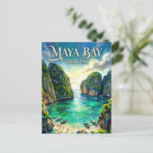 Carte Postale Baie de Maya Thaïlande (Debout devant)