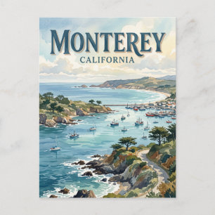 Carte Postale Baie de Monterey Californie
