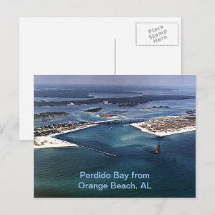Carte Postale Baie de Perdido depuis Orange Beach, AL