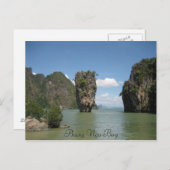 Carte Postale Baie de Phang Nga (Devant / Derrière)