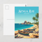 Carte Postale Baie de Senga Malawi (Devant / Derrière)
