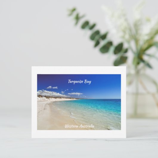 Carte Postale Baie de Turquoise (Debout devant)